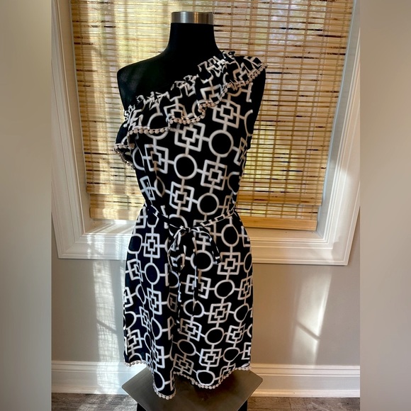 Mudpie One Shoulder Dress - Picture 1 of 3